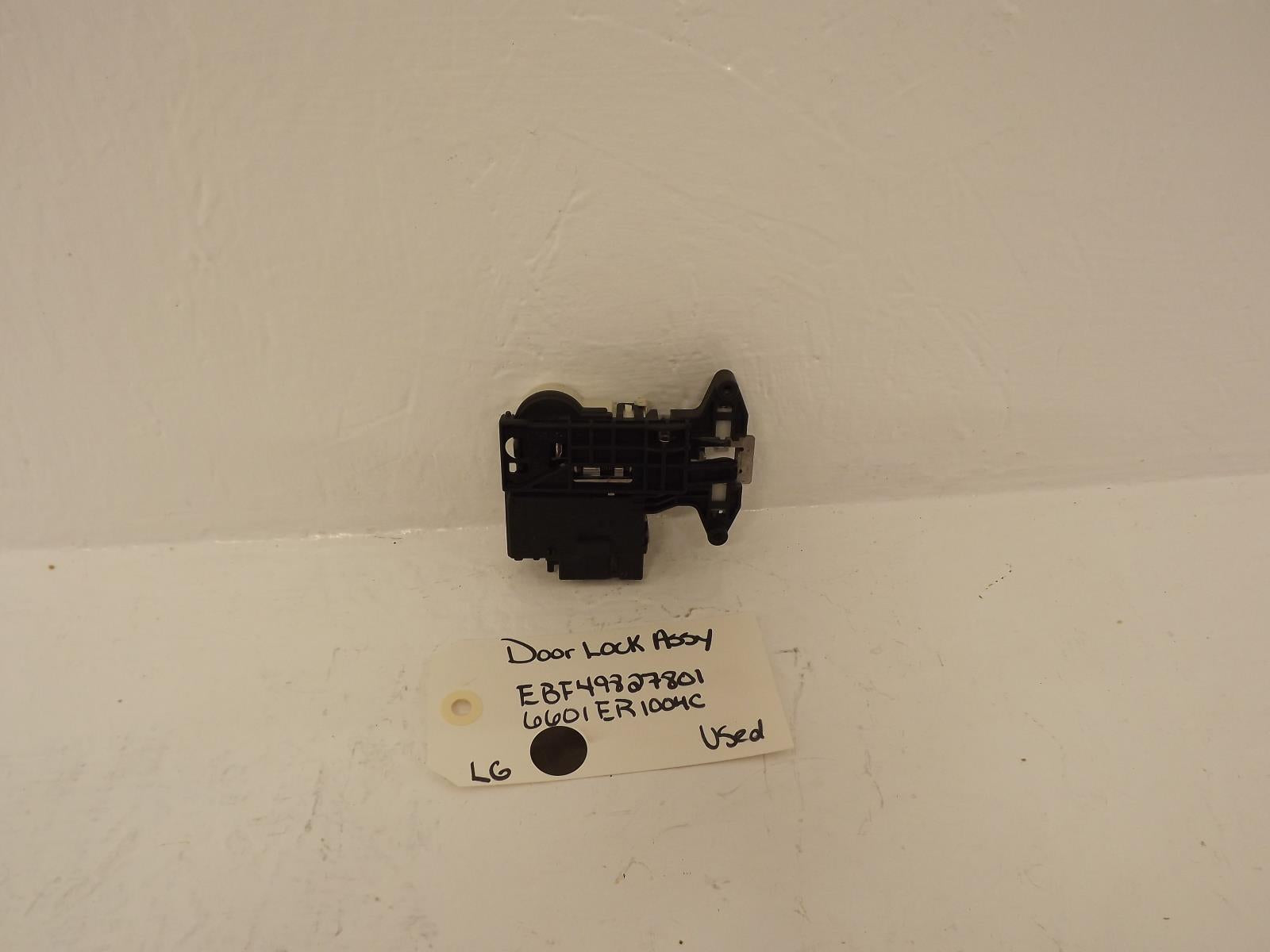 LG Washer EBF49827801 6601ER1004C Door Lock Assy Used LG Washer EBF49827801 6601ER1004C Door Lock Assy Used